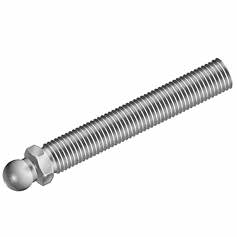 VARILLA ROSCADA PARA PIES DE BOLA DE ACERO M8X40 REF 098DM08040M