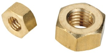 Tuerca hexagonal HU DIN 934 M22 X 2,50 latón