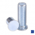 Espárrago de engarce M6 x 12 acero galvanizado blanco
