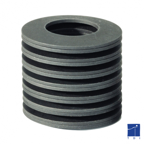 Arandela elástica dinámica para cuñas DIN 2093 10mm X 3,2mm X 0,50 mm acero Ck67