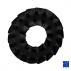NFE 27626 Arandela dentada doble reforzada « forma plana » de 6 mm de acero niquelado negro zincado