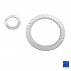 Arandela cónica de doble muesca 4 mm acero zincado blanco