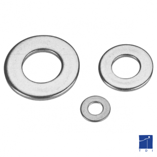 Arandela plana serie ancha 'L' NFE 25514 10mm acero inoxidable A4