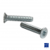 Tornillos metálicos avellanados Pozidrive 90° DIN 7500M M3 X 0,50 X 20mm acero cementado, zincado blanco