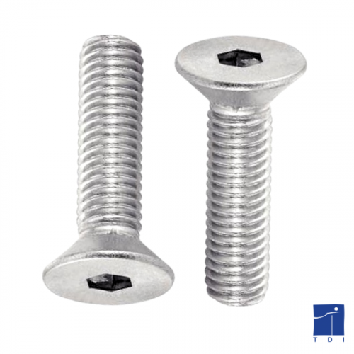 Tornillo de cabeza cilíndrica ISO 4762 M10 X 1.50 X 18mm cl.12.9 zincado blanco HOLO-KROME