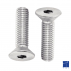 Tornillo de cabeza cilíndrica ISO 4762 M10 X 1.50 X 22mm cl.12.9 zincado blanco HOLO-KROME