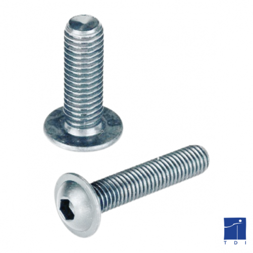 Tornillo de cabeza cilíndrica hexagonal M6 X 1,00 X 12 mm oxytal 45
