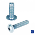 Tornillo de cabeza cilíndrica hexagonal M10 X 150 X 12mm cl 10.9 zincado blanco