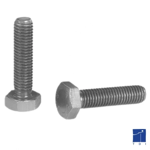 Vis tête hexagonale entièrement filetée DIN 933 M8 X 1.25 X 70 mm cl. 8.8 galvanisé àchaud