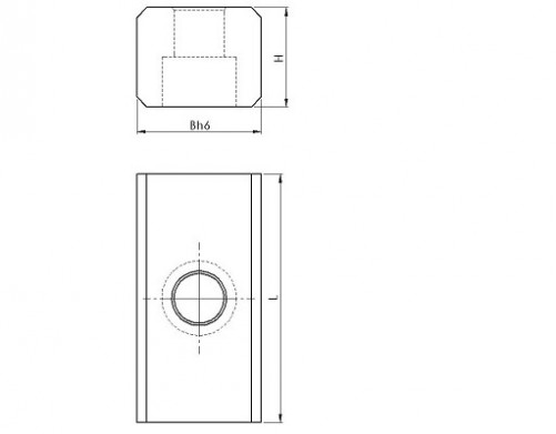 Broca de precisión N°6322-1 20mm X 12mm acero cementado y rectificado