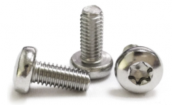 Tornillos de cabeza cilíndrica hexagonal 6 lóbulos interiores DIN 7985 M4 X 0,70 X 8mm Acero inoxidable A2