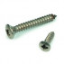 Tornillo de cabeza avellanada oval DIN 7983 M2.9 x n°4 x 19mm Acero inoxidable A2