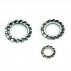Arandela plana con dientes exteriores solapados DIN 6798A 10mm acero inoxidable A4