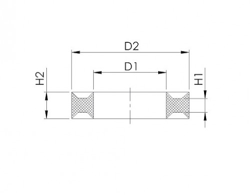 Arandela de seguridad Dubo®, para tornillo de cabeza hexagonal M14 nylon