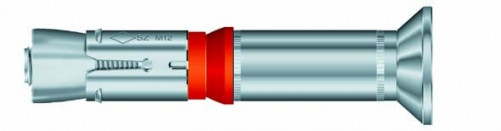 SZ-SK Perno de seguridad MKT® de 15 mm X 10 X 95 mm de acero cincado