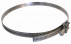 Abrazadera con banda estampada y cabeza basculante, anchura 9mm Ø25 a 400mm, acero inoxidable 304