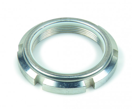 Tuercas autoblocantes serie normal tipo CN NFE 22306 M70 X 2,00 acero semiduro NYLSTOP