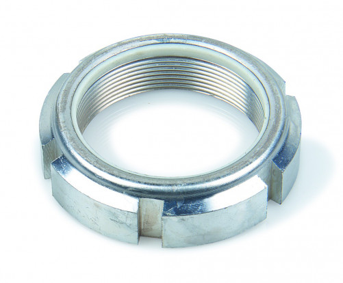 Contratuerca autoblocante serie reforzada tipo CF NFE 22306 M70 X 2,00 acero semiduro NYLSTOP