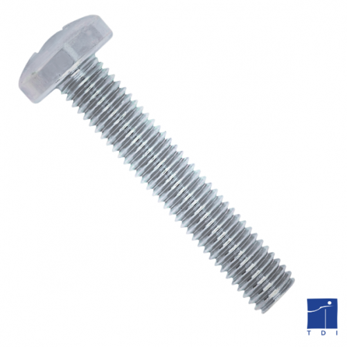 Vis autoformeuse à métaux tête cylindrique bombée Pozidrive DIN 7500C M5 X 0.80 X 25mm acier cémenté zingué blanc
