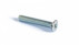Tornillos avellanados Pozidrive ISO 7046 M5 X 0.80 X 30mm acero dulce zincado blanco