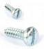Tornillo de cabeza ranurada con punta DIN 7971C M3.9 x n°7 x 19mm acero zincado blanco