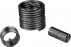Estándar métrico MA3329 18mm X 2D acero inoxidable 304 RECOIL® autoblocante Inserto de rosca a granel