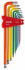 Juego de llaves acodadas de 90° AMF® serie larga de color con extremos esféricos n°911LG-HM9F REF 47001