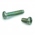 Tornillos autorroscantes de cabeza ovalada Pozidrive DIN 7500C M3 X 0,50 X 16mm acero cementado, zincado blanco
