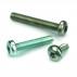 Tornillos de cabeza cilíndrica 6 lóbulos DIN 7500C TORX M3 X 0,50 X 16mm acero cementado zincado blanco