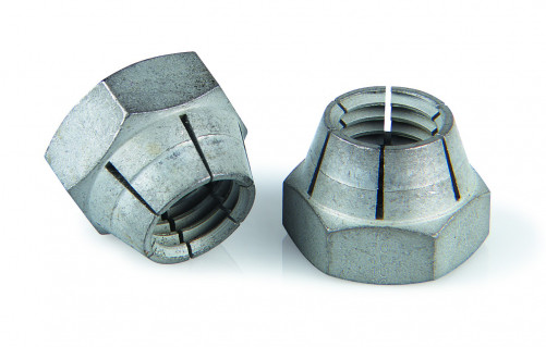 Tuerca tipo MHT® NFE25411 M27 X 3,00 acero TTH zinc niquelado gris